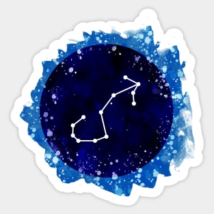 Watercolor Scorpio Star Sign Sticker